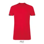 SOL´S Kurzarm V-Neck T-Shirt mit Kontrast-Kragen, Royal Blue/French Navy L, LT01717 – Bild 3
