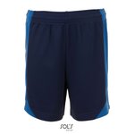 SOL´S Olimpico Contrast Shorts mit Mesh-Einsätzen, Black/Red XS, LT01718 – Bild 3