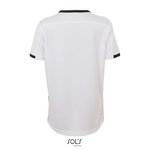 SOL´S V-Ausschnitt Sporttrikot mit Mesh-Einsätzen für Kinder, Black/White 6 Jahre (116), LT01719 – Bild 4