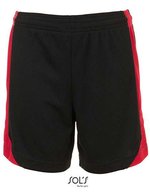 SOL´S Sporthose Olimpico mit Kontrast-Einsätzen für Kinder, Black/Red 6 Jahre (116), LT01720 – Bild 1
