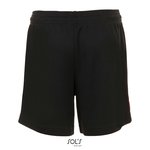 SOL´S Sporthose Olimpico mit Kontrast-Einsätzen für Kinder, Black/Red 6 Jahre (116), LT01720 – Bild 4