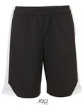 SOL'S Sport Trousers Olimpico with Contrast Inserts for Kids, Black/Red 6 Jahre (116), LT01720 – Black/White