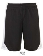 SOL´S Sporthose Olimpico mit Kontrast-Einsätzen für Kinder, Black/Red 6 Jahre (116), LT01720 – Nero/Bianco