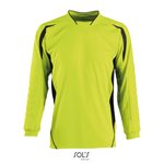 SOL´S Gepolstertes Torwartshirt Azteca 100% Polyester, Apple Green/Black S, LT90208 – Bild 3