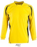 SOL´S Gepolstertes Torwartshirt Azteca 100% Polyester, Apple Green/Black S, LT90208 – Lemon/Black