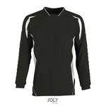 SOL´S Langarm-Raglan-T-Shirt mit Ellenbogenpolster, Apple Green/Black 10-12 Jahre, LT90209 – Bild 3