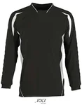 SOL´S Langarm-Raglan-T-Shirt mit Ellenbogenpolster, Apple Green/Black 10-12 Jahre, LT90209 – Black/White