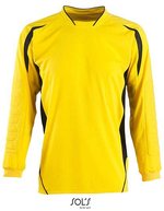 SOL´S Langarm-Raglan-T-Shirt mit Ellenbogenpolster, Apple Green/Black 6-8 Jahre, LT90209 – Lemon/Black