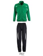 SOL´S Sportlicher Trainingsanzug mit Reißverschluss, Black/Lemon S, LT90300 – Bright Green/White/Black
