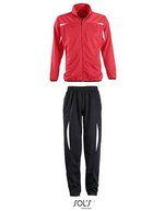 SOL´S Trainingsanzug Camp Nou mit Reißverschluss für Kinder, Black/Lemon 6 Jahre (116), LT90301 – Red/White/Black