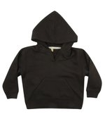 Larkwood Kapuzen-Sweatshirt mit Knopfleiste für Kinder, Black 3-4 Jahre, LW002 – Bild 3