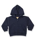 Larkwood Navy Kapuzen-Sweatshirt mit Reißverschluss, Navy 6/12 Monate, LW005 – Bild 1