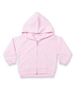 Larkwood Navy Kapuzen-Sweatshirt mit Reißverschluss, Navy 6/12 Monate, LW005 – Pale Rose