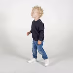 Larkwood Baby Crew Neck Sweatshirt, Black 3-4 Jahre, LW006 – Bild 2