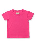 Larkwood Baby-Kinder T-Shirt aus Baumwolle – Fuchsia
