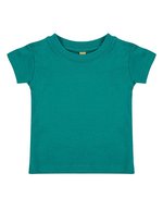 Larkwood Baby-Kinder T-Shirt aus Baumwolle, White 6/12 Monate, LW020 – Jade
