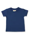 Larkwood Baby-Kinder T-Shirt aus Baumwolle, Sunflower 6/12 Monate, LW020 – Navy