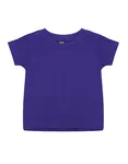 Larkwood Baby-Kinder T-Shirt aus Baumwolle, Sunflower 6/12 Monate, LW020 – Purple