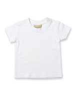 Larkwood Baby-Kinder T-Shirt aus Baumwolle – White
