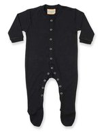 Larkwood Langarm-Schlafanzug aus 100% Baumwolle, Black 0/6 Monate, LW050 – Bild 1