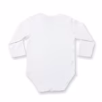 Larkwood Body a Maniche Lunghe in 100% Cotone, White 6/12 Monate, LW052 – immagine 4