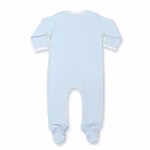 Larkwood Long Sleeve Pyjamas with Contrast Details, Pale Blue/White 0/3 Monate, LW053 – image 4