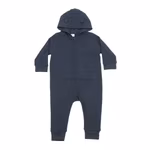 Larkwood Toddler Fleece Onesie with Hood, Black 6/12 Monate, LW070 – image 3