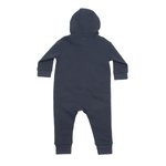 Larkwood Kleinkind Fleece Overall mit Kapuze, Heather Grey 6/12 Monate, LW070 – Bild 4