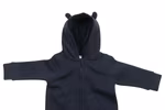 Larkwood Toddler Fleece Onesie with Hood, Black 6/12 Monate, LW070 – image 5