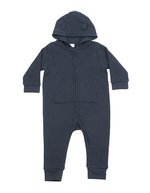 Larkwood Kleinkind Fleece Overall mit Kapuze – Navy