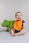 Larkwood Bavaglino Baby a Doppio Strato con Chiusura a Velcro, Purple One Size, LW082 – immagine 2