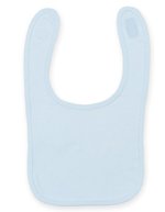 Larkwood Doppellagiges Baby-Lätzchen mit Klettverschluss, Navy One Size, LW082 – Pale Blue