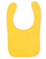 Larkwood Doppellagiges Baby-Lätzchen mit Klettverschluss, Navy One Size, LW082 – Sunflower