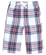 Larkwood Baby Tartan Hosen aus Baumwoll-Flanell, Navy-Green Check 0/6 Monate, LW083 – Bild 3