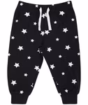 Larkwood Baby Lounge Pants with Elastic Waistband, Bottle Green/White Snowflakes 0/6 Monate, LW085 – image 3