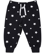 Larkwood Baby Lounge Pants mit elastischem Bund, Navy/White Stripes 0/6 Monate, LW085 – Bild 3