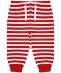 Larkwood Baby Lounge Pants with Elastic Waistband, Bottle Green/White Snowflakes 0/6 Monate, LW085 – image 4