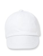 Larkwood Baby Cap aus Baumwoll-Twill mit Gummizug – White