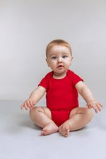 Larkwood Kurzarm-Bodysuit aus Baumwolle mit Druckknöpfen, Black 0/3 Monate, LW500 – Bild 1