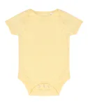 Larkwood Kurzarm-Bodysuit aus Baumwolle mit Druckknöpfen, White 3/6 Monate, LW500 – Bild 3