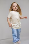 Larkwood T-shirt en Coton biologique pour enfants, White 24/36 Monate, LW620 – image 2