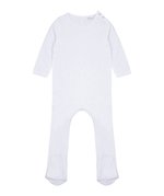 Larkwood Bio-Baumwoll-Schlafanzug mit Druckknöpfen, White 0/3 Monate, LW650 – Bild 3