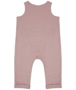 Larkwood Bio-Baumwoll-Latzhose mit Kängurutasche, Navy 0/6 Monate, LW651 – Bild 4