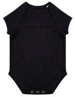 Larkwood Bio-Baumwoll-Bodysuit mit Druckknöpfen – Black