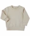 Larkwood Sustainable Kids Sweatshirt with V-Neck, Black 0/6 Monate, LW800 – image 3