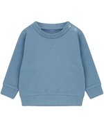 Larkwood Nachhaltiges Kinder Sweatshirt mit V-Ausschnitt – Stone Blue