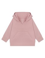 Larkwood Nachhaltiger Kinder-Hoodie aus Baumwolle-Polyester, Black 0/6 Monate, LW802 – Soft Pink
