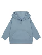 Larkwood Nachhaltiger Kinder-Hoodie aus Baumwolle-Polyester, Black 0/6 Monate, LW802 – Stone Blue