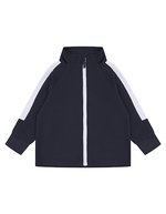 Larkwood Track Jacke mit Kontrast-Reißverschluss für Kinder – Navy/White