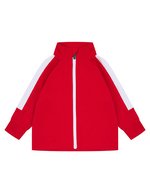 Larkwood Track Jacke mit Kontrast-Reißverschluss für Kinder – Red/White
